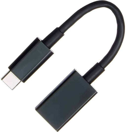 4XEM USB-C Male to USB-A Female Adapter Black