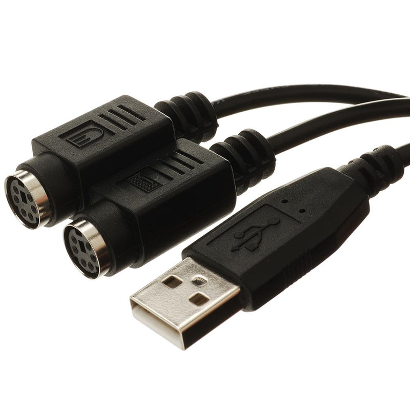 Load image into Gallery viewer, 4XEM Dual PS/2 To USB Keyboard/Mouse Adapter Cable
