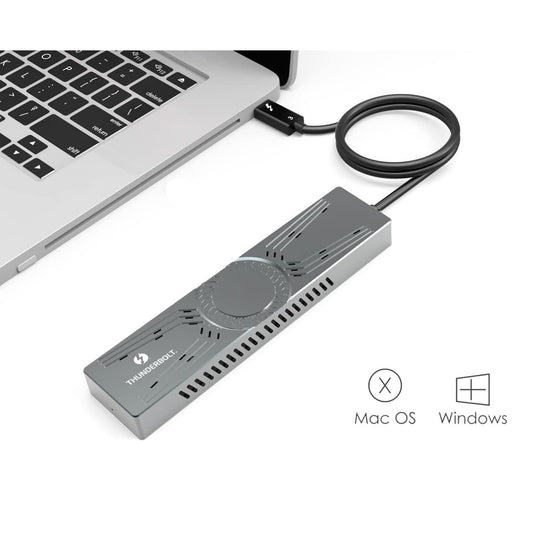 4XEM Portable Thunderbolt to NVMe SSD Classic Aluminum Enclosure