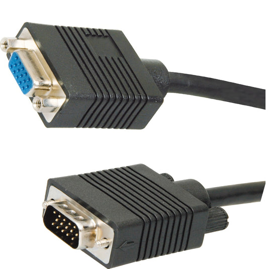 4XEM 6FT High Resolution Coax M/F VGA Extension Cable
