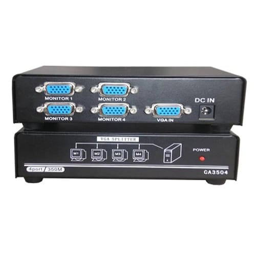 4XEM 4-Port VGA Splitter 350Mhz