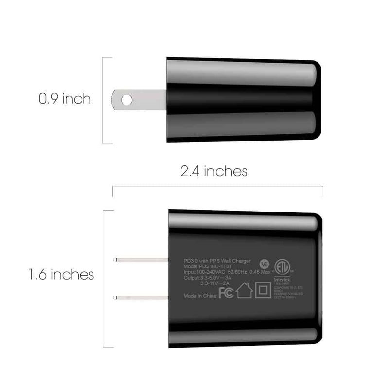 Load image into Gallery viewer, 4XEM USB-C 18W PD High Speed USB C Wall Charger
