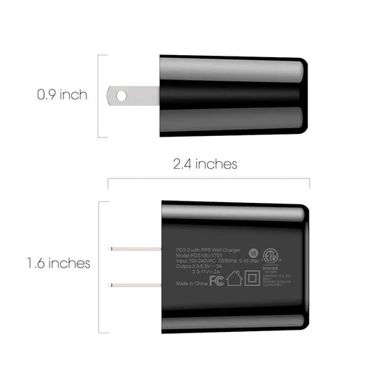 4XEM USB-C 18W PD High Speed USB C Wall Charger