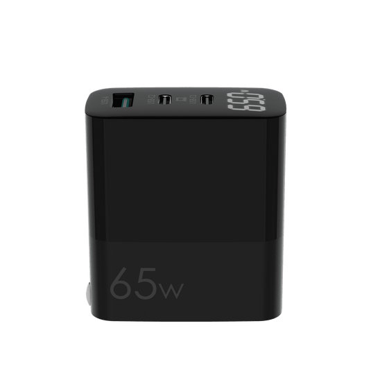 4XEM 65W GaN Wall Charger Triple Output with Display