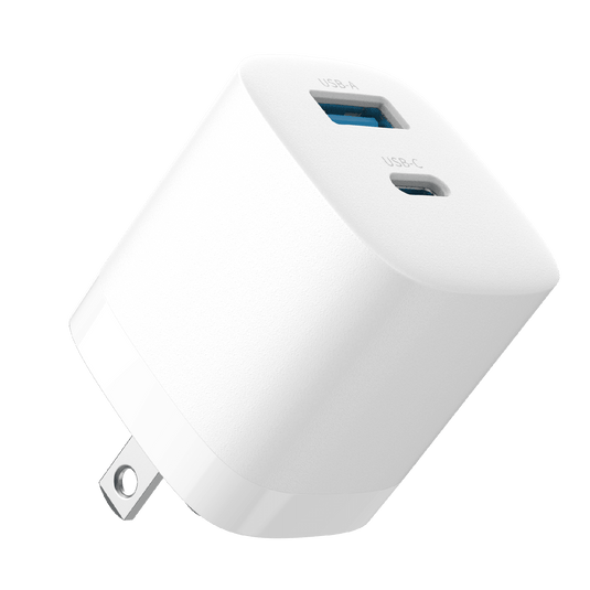 4XEM 33W GaN Wall Charger Dual Output 4XEM - White