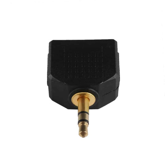4XEM 3.5mm Mini Jack Headphone Splitter Audio Devices Black
