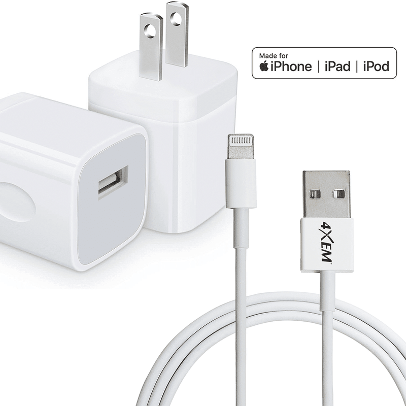Load image into Gallery viewer, 4XEM iPhone/iPod Charging Kit - 3FT - MFi Certified
