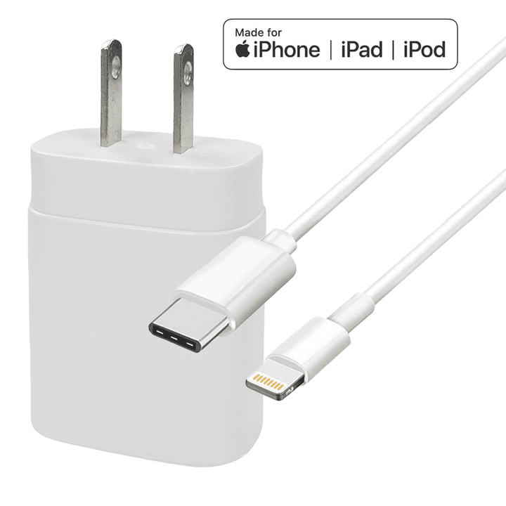 4XEM 3FT 8-pin Charging Kit for iPad and iPhone, iPod - MFi Certified