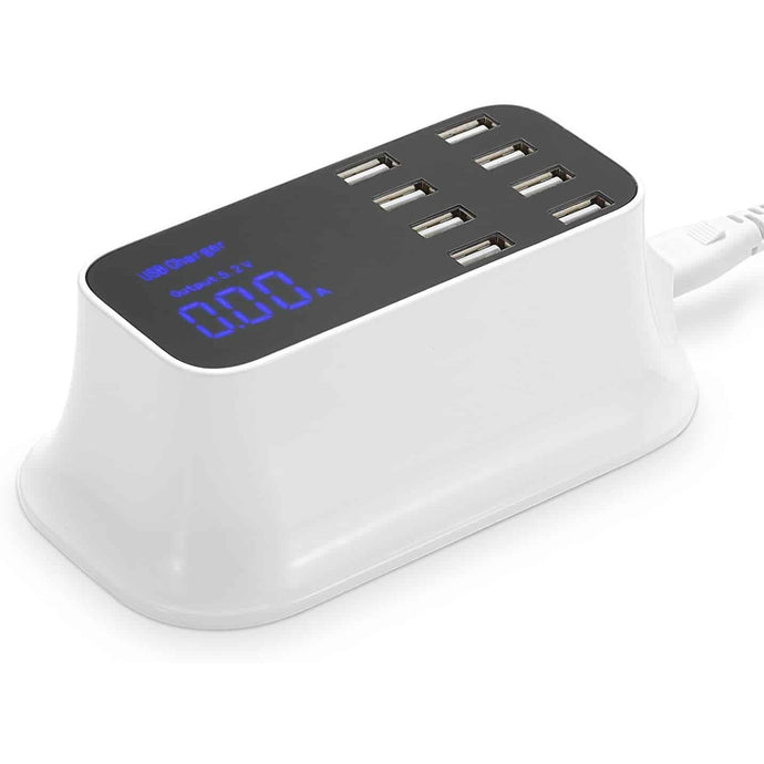 4XEM 40W 8-Port USB Desktop Charger