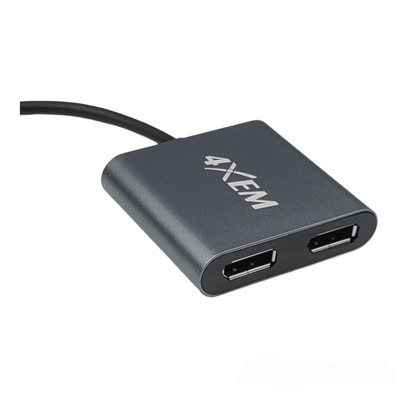 Load image into Gallery viewer, 4XEM 2-Port USB-C to DisplayPort 8K Dual 4K MST Multi-Monitor Hub
