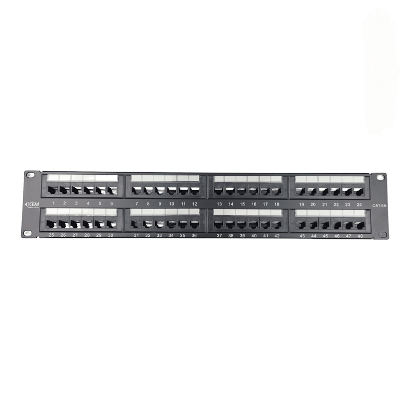 Load image into Gallery viewer, 48 port cat6a patch panel
