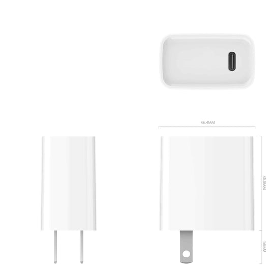 4XEM 20W USB-C Charger - White