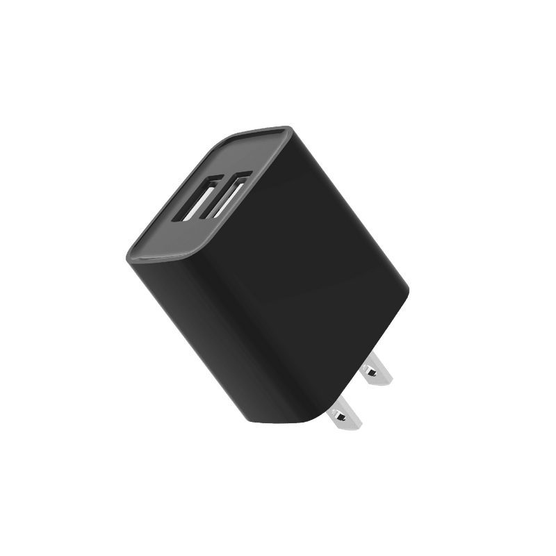 Load image into Gallery viewer, 4XEM 12W Dual USB-A Charger - Black
