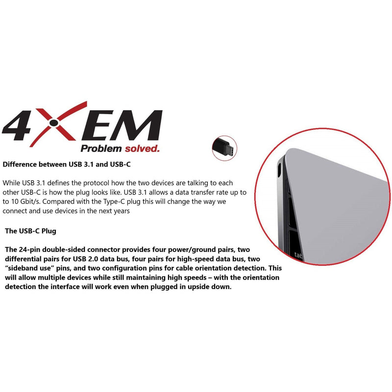 Load image into Gallery viewer, 4XEM USB 2.0 Type-C to USB Type-A Female Adapter
