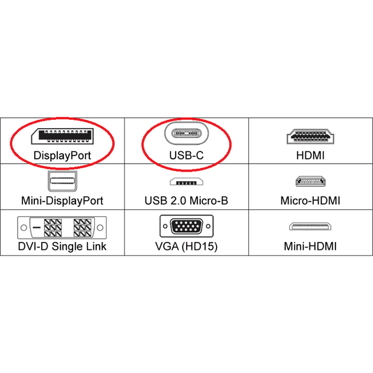 4XEM USB-C to DisplayPort Cable - 3FT