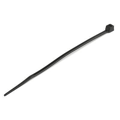 Load image into Gallery viewer, 4XEM 100 Pack 10&quot; Cable Ties - Black Medium Nylon/Plastic Zip Tie
