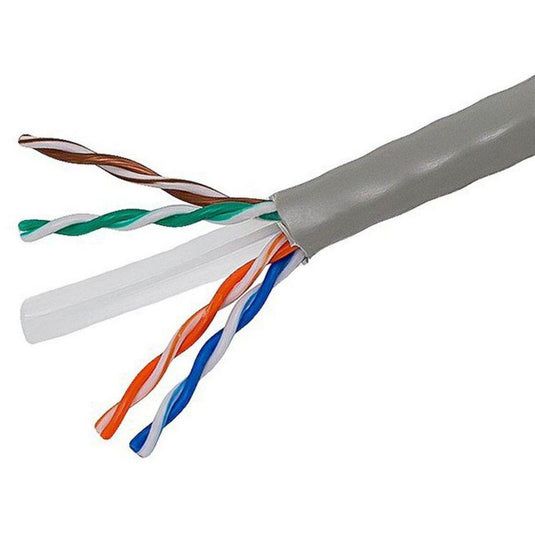 4XEM 1000 ft Roll Grey Cat6 Stranded CM-Rated For In-Wall Use