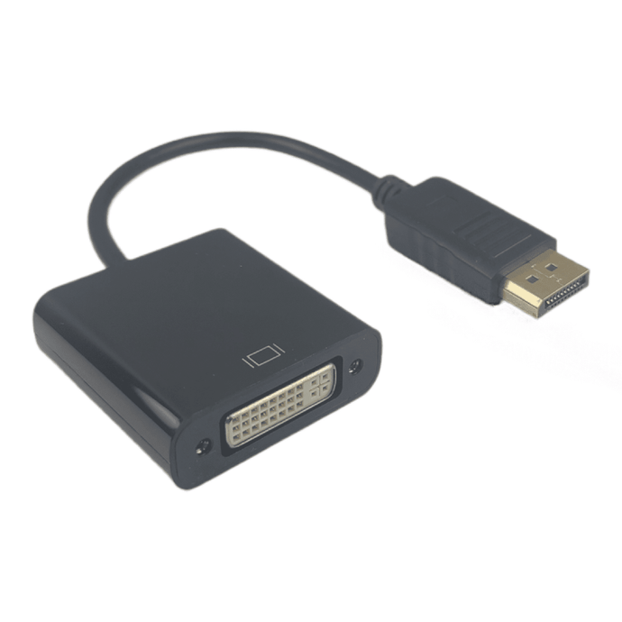 4XEM 10in DisplayPort Male To DVI-I Female Adapter Cable