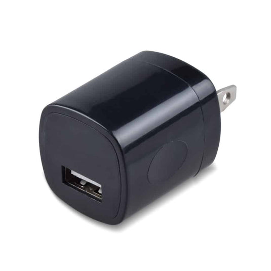 4XEM Universal USB Power Adapter/Wall Charger for all smart phones, iDevices & Other USB Devices Black