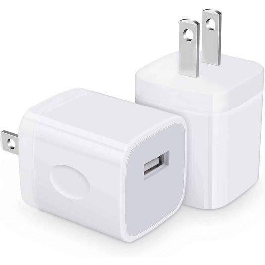 4XEM Wall Charger compatible with Apple iPhone/iPod/iPad Mini, USB AC Power adapter