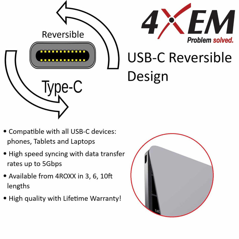 Load image into Gallery viewer, 4XEM USB-C to USB 3.0 Type-A - 3FT
